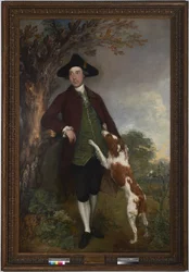 Porträt von George Venables Vernon, 2. Lord Vernon, 1767